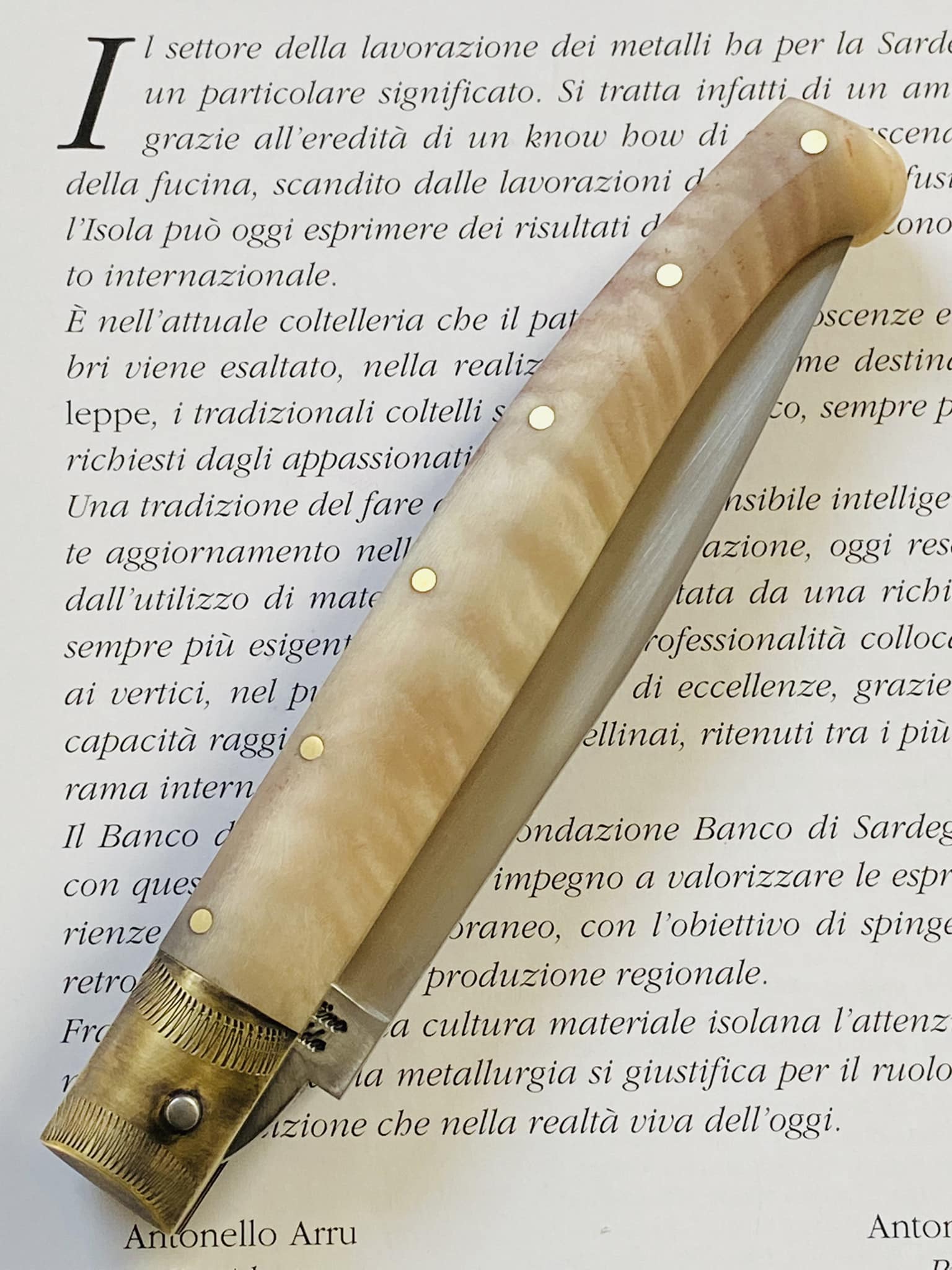 Foto coltello di Pudda Santino